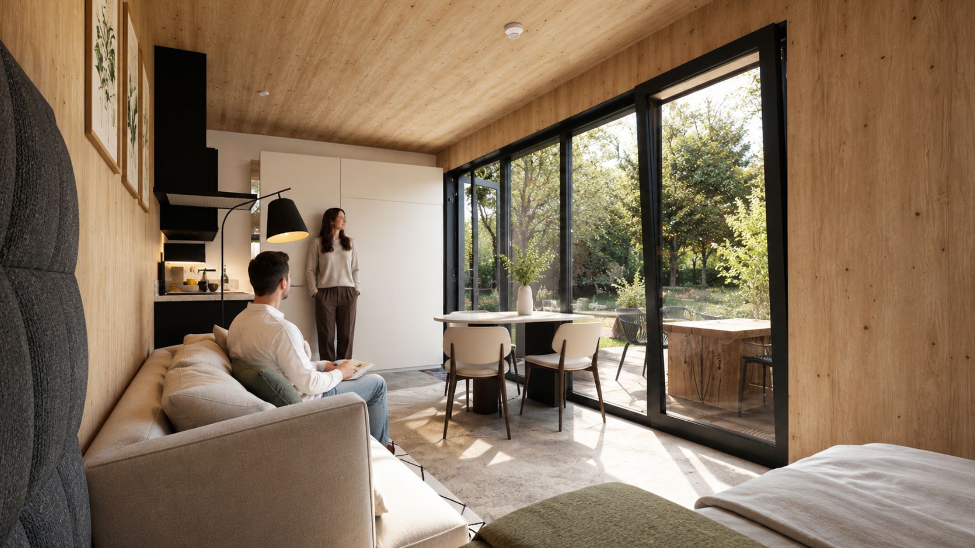 Samen genieten van uitzicht vanuit TinyFox woonunit